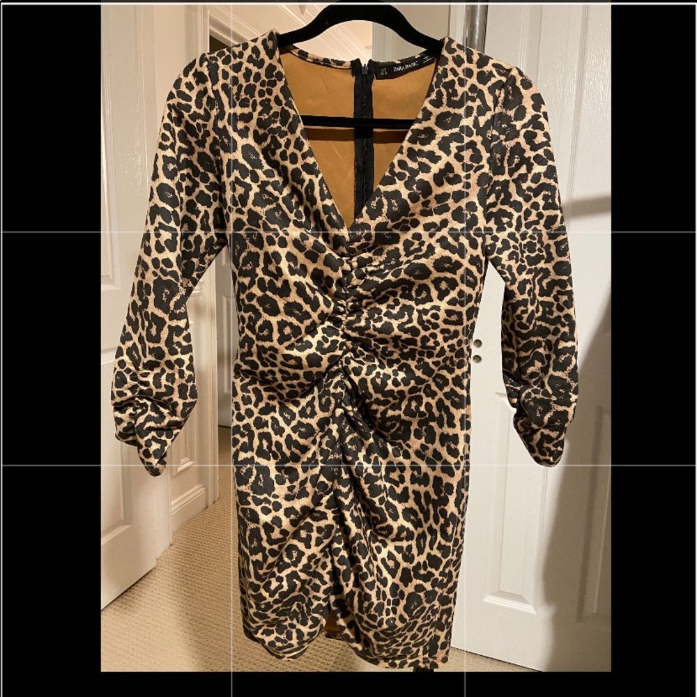 Leopard mini dress.
